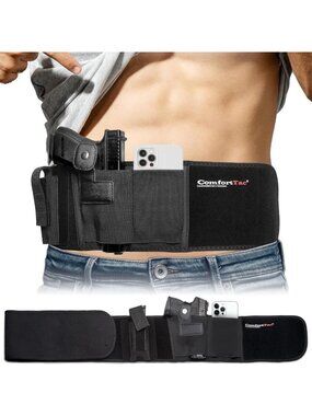 Universal Belly Band Holster for Men & Women - Fits Most Pistols & Revolvers